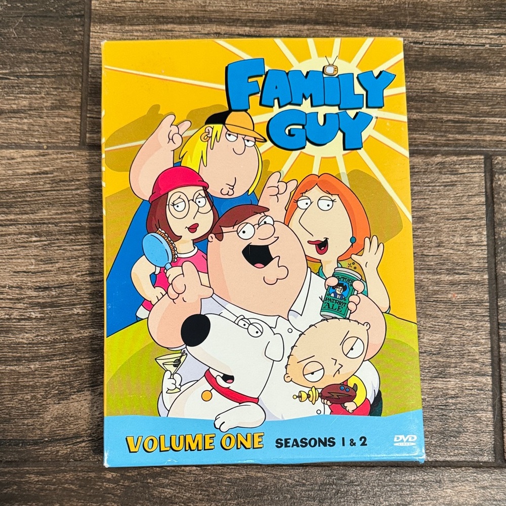 Family Guy Volume One DVD Set - Yellow and Blue